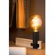 TANNER Table lamp 1x E27 60W H11cm  Black/Wood