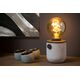 TANNER Table lamp 1x E27 60W H12.5cm Concrete/Blac