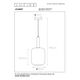 JOANET  Pendant 1xE27 Smoke glass
