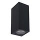 ZARO Wall spotlight Outside  2xgu  Black