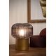 JANY Table lamp E14/40W Matt Gold/Smoke glass
