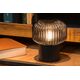 JANY Table lamp E14/40W Black/Smoke glass