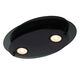 OKNO Ceiling Light Oval Black