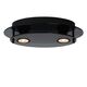 OKNO Ceiling Light Oval Black