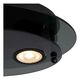 OKNO Ceiling Light Oval Black