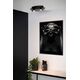 OKNO Ceiling Light Oval Black