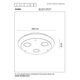 OKNO Ceiling Light Round Black