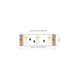 (((Эстетта) Лента светодиодная стандарт SMD5050, 120 LED/м, 28,8 Вт/м, 24В , IP65, Цвет: RGB