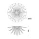 Потолочная люстра Zumaline URCHIN C0491-06B-F7DY