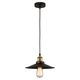 Подвесной светильник Lussole Loft New york [Черный, Бронза E27 1*60W]