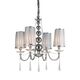 Хрустальная подвесная люстра Lumina Deco Fabione LDP 1200-4 CHR