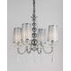 Хрустальная подвесная люстра Lumina Deco Fabione LDP 1200-4 CHR