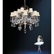 Хрустальная подвесная люстра Lumina Deco Bianca LDP 66251-12