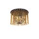 Хрустальная потолочная люстра Lumina Deco Soft Line LDC 7102-450 GD