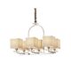 Хрустальная подвесная люстра Lumina Deco Liniano LDP 17100-6 CHR