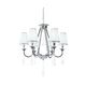 Хрустальная подвесная люстра Lumina Deco Milesia LDP 8926-6 WT+CHR