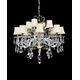 Хрустальная подвесная люстра Lumina Deco Bianca LDP 66251-12