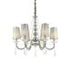 Хрустальная подвесная люстра Lumina Deco Fabione LDP 1200-6 CHR