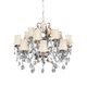 Хрустальная подвесная люстра Lumina Deco Bianca LDP 66251-12