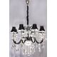 Хрустальная подвесная люстра Lumina Deco Denica LDP 66249-8 BK