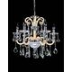 Хрустальная подвесная люстра Lumina Deco Denica LDP 66249-6 WT