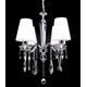 Хрустальная подвесная люстра Lumina Deco Alessia LDP 1726-4 CHR