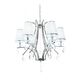 Хрустальная подвесная люстра Lumina Deco Glamour LDP 66247-6 WT+CHR