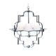 Подвесная люстра Lumina Deco Baltimore LDP 8020-4 CHR+WT