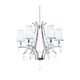 Хрустальная подвесная люстра Lumina Deco Glamour LDP 66247-6 WT+CHR