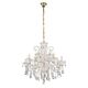 Хрустальная подвесная люстра Lumina Deco Eliza LDP 7028-8+4 WT