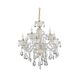 Хрустальная подвесная люстра Lumina Deco Eliza LDP 7028-6+3 WT