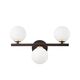 Бра Lumina Deco Marsiada LDW 6033-3 BK+F.GD