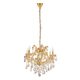 Хрустальная подвесная люстра Lumina Deco Eliza LDP 7029-6 GD
