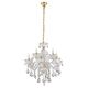 Хрустальная подвесная люстра Lumina Deco Eliza LDP 7028-6+3 WT