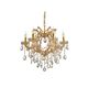 Хрустальная подвесная люстра Lumina Deco Eliza LDP 7029-6 GD