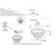 FERNANDO SP158W LED D400+600+800 COFFEE/BLACK