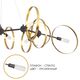 ARMONICA SP8 BLACK/BRASS V1 Люстра