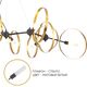 ARMONICA SP8 BLACK/BRASS V2 Люстра