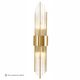 ATENTO AP2 BRASS/TRANSPARENTE Бра