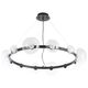 ((Люстра BOSQUE SP12 BLACK/TRANSPARENT