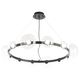 ((Люстра BOSQUE SP12 BLACK/TRANSPARENT