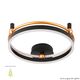 ((Светильник потолочный FERNANDO PL48W LED BLACK/GOLD