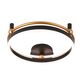 ((Светильник потолочный FERNANDO PL48W LED BLACK/GOLD