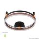 ((Светильник потолочный FERNANDO PL48W LED COFFEE/BLACK