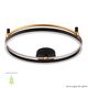 ((Светильник потолочный FERNANDO PL72W LED BLACK/GOLD
