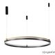 ((Люстра FERNANDO SP88W LED BLACK/GOLD