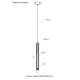 ((Светильник подвесной FRESA SP3W LED BLACK