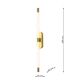 Arrow настенный светильник D60*W50*H600