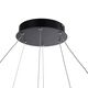 ((подвесная люстра Rota LED*103.2W, 9288LM, 4000K, included основание черного матового цвета с золот