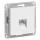 РОЗЕТКА компьютерная RJ45, БЕЛЫЙ, ATLAS 10шт